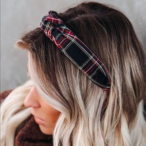 Plaid Twist Headband